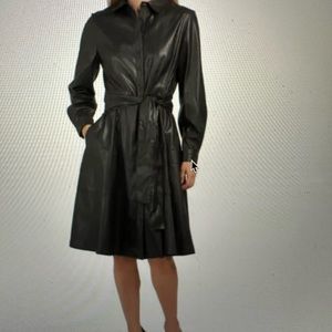 Kobi Halperin Fanny dress faux leather size small